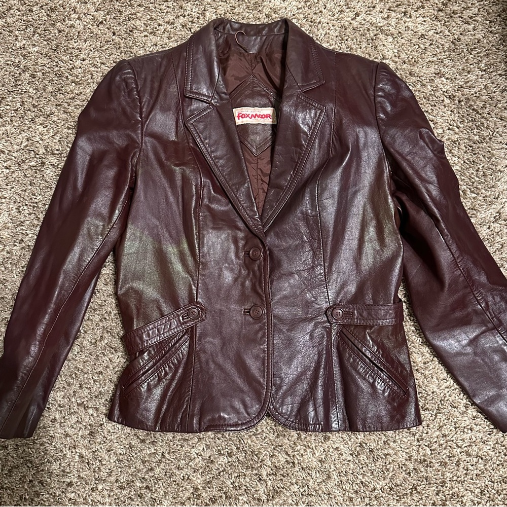 Foxmoor vintage leather jacket.